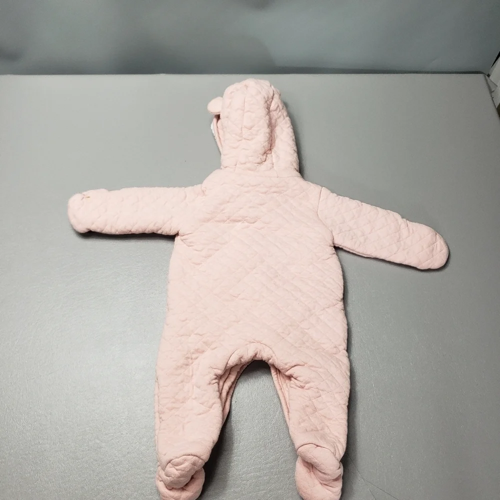 carters baby girls pink winter suit size 3 months